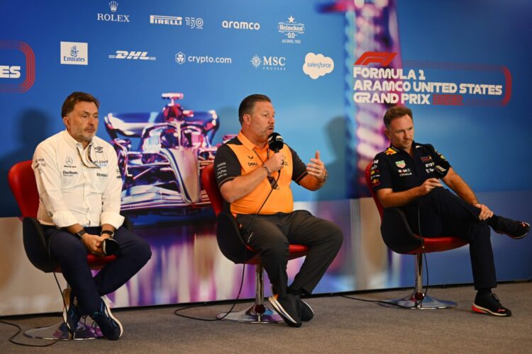 F1: USGP Saturday ‘contentious’ Team Principal’s Press Conference