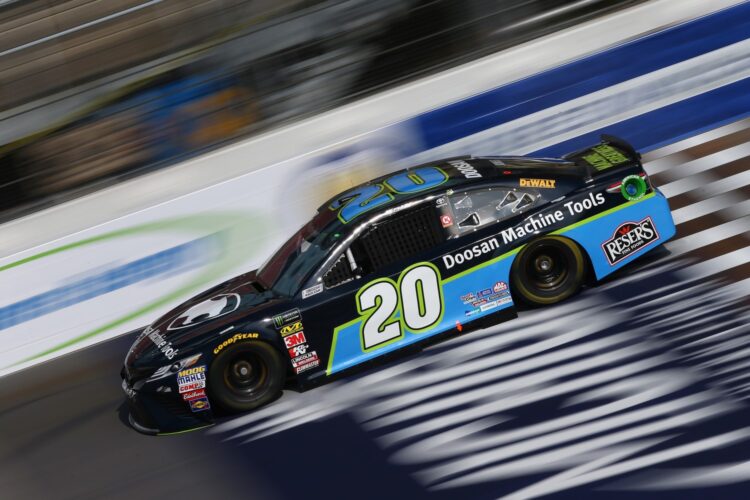 Jones tops fog-shortened NASCAR practice