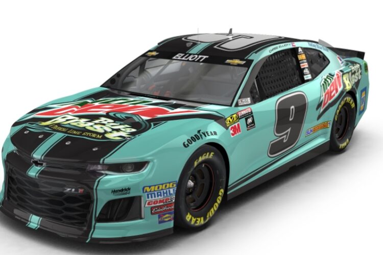 Elliott to debut new Mountain Dew paint scheme at Bristol