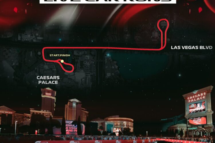 F1: Red Bull films promotional runs on Vegas Strip