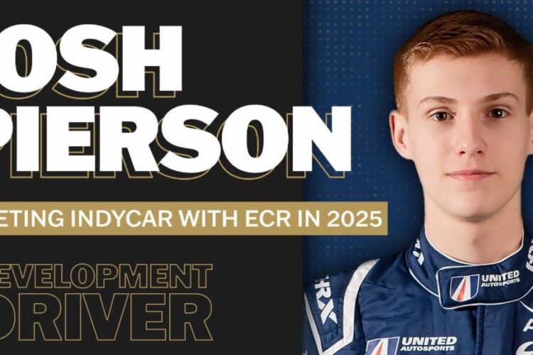 IndyCar: ECR signs Josh Pierson as development driver