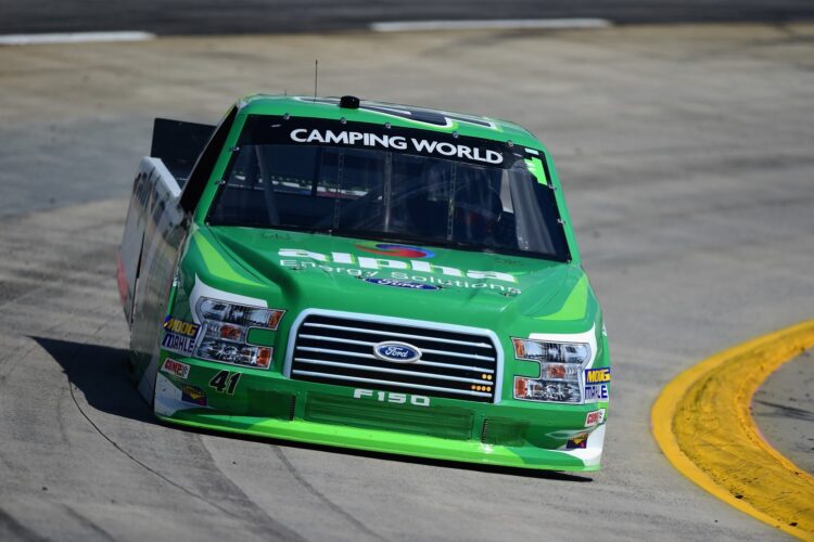 Ben Rhodes wins Truck pole at Martinsville