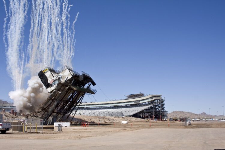 Phoenix ISM Raceway tower demolition