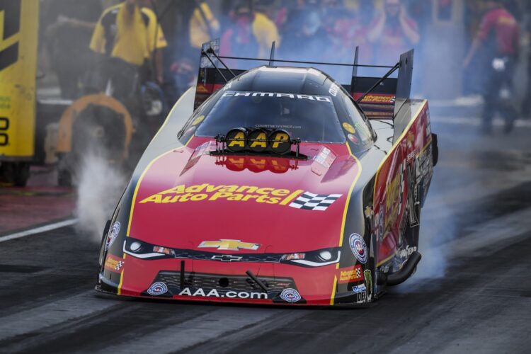 Courtney Force earns 300th Funny Car pole; Pritchett, Kramer, Krawiec go No. 1 in Denver