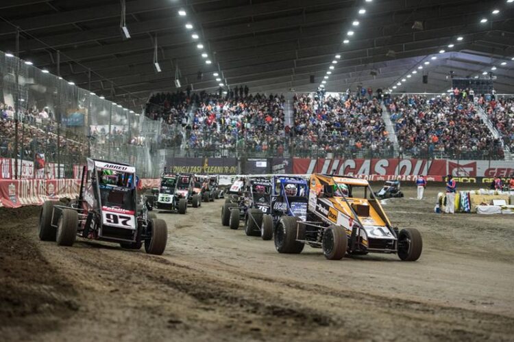 Bell races to second consecutive Chili Bowl crown after Larson engine failure