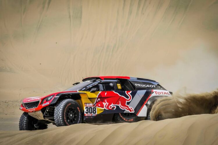 Dakar Day 2: Peugeot takes back control and Barreda lays down the law