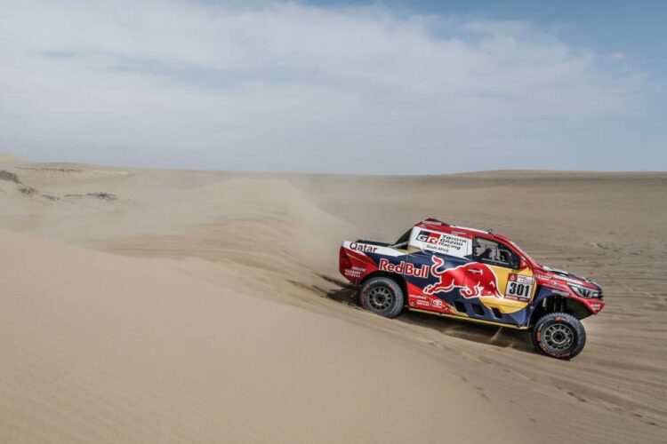 Dakar Stage 12: Toyota’s Al-Attiyah tops, Sainz still leads