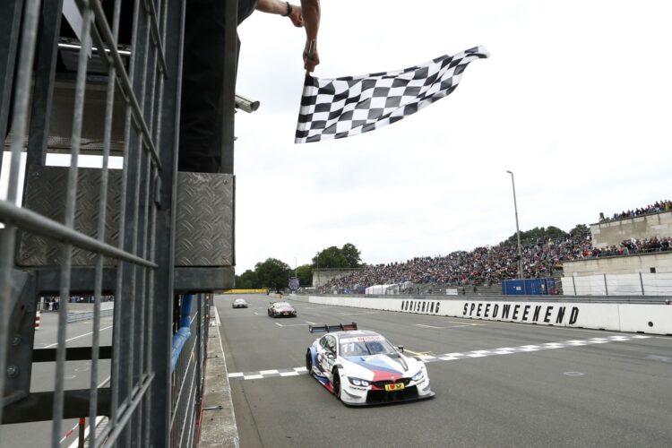 Marco Wittmann celebrates furious DTM home win