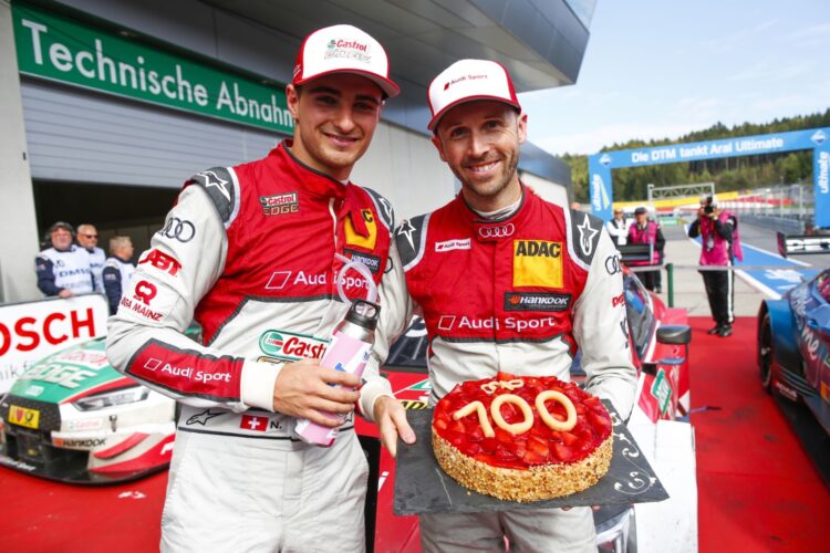 Audi celebrates 100th victory in the DTM