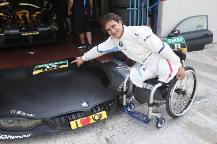 Zanardi Completes 294 Laps at the Wheel of His new BMW M4 DTM