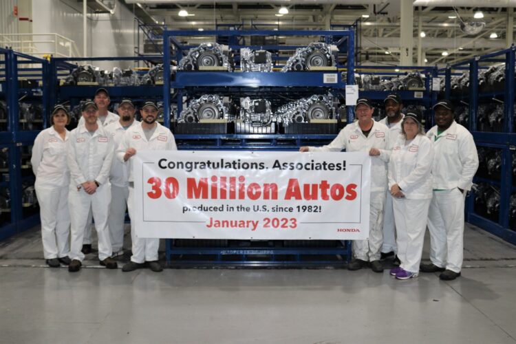 Automotive: Honda surpasses 30 million vehicles produced in USA