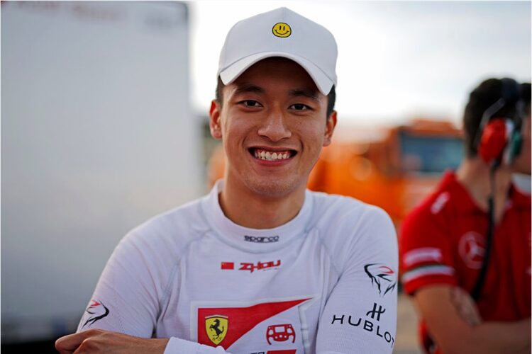 Zhou wins race 1 as Schumacher scrambles to ensure title