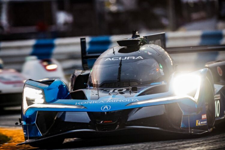 Rolex 24 Hour 6: #10 Acura leads at the 1/4-Mark