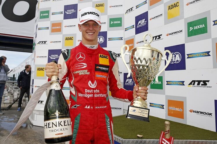 Mick Schumacher makes it 3-for-3 at Nurburgring