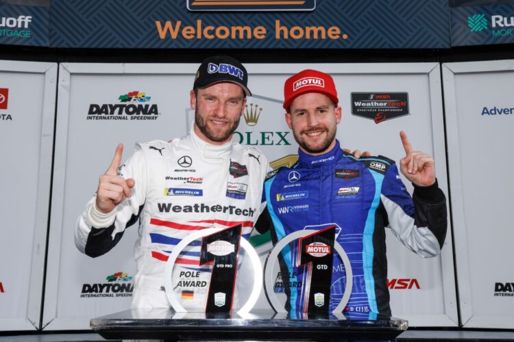 IMSA: Mercedes-AMG Customer Racing Teams Secure Double-Pole Sweep at Daytona