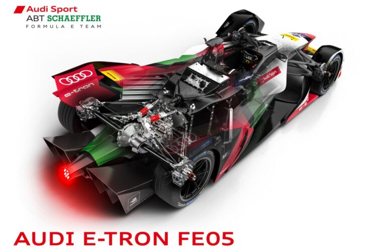 Audi unveils e-tron FE05 for new Formula E season