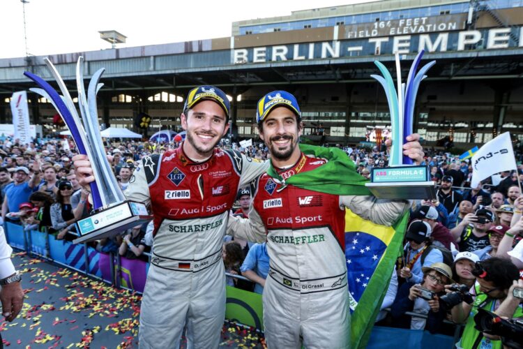 Audi electrifies Berlin: one-two finish in Formula E home race