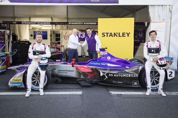 Stanley signs on as official partner of the DS Virgin Racing