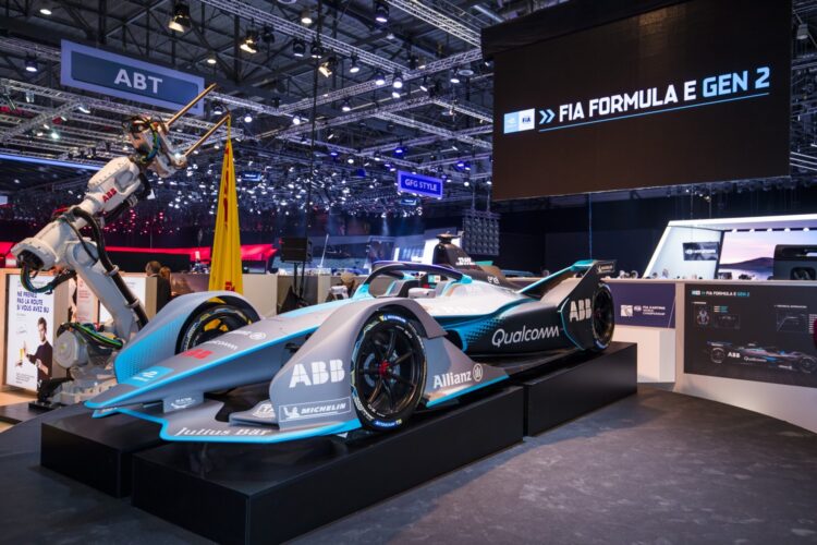 Covers come off the next generation Formula E car in Geneva