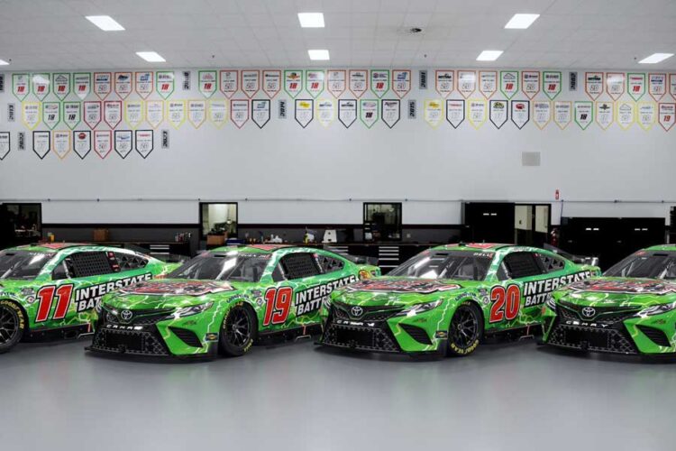 NASCAR: Interstate Batteries extends JGR sponsorship