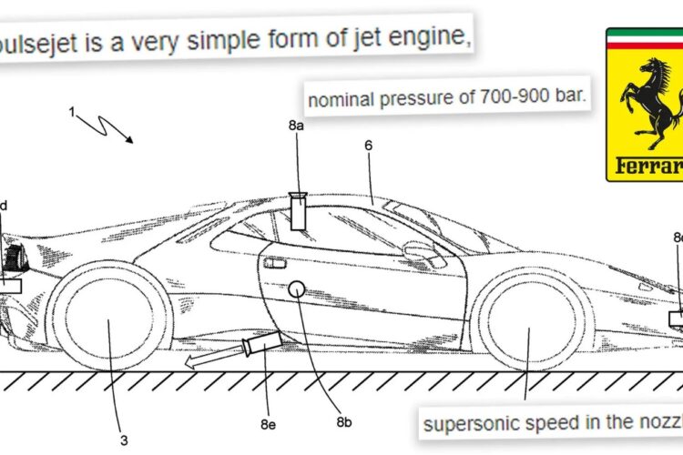 Automotive: Ferrari Files Patent for Tesla-like Gas Thruster