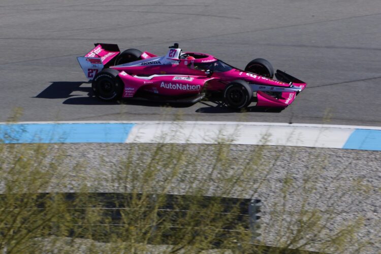 IndyCar: Kirkwood Tops the Charts in Friday Afternoon Pre-Season test session