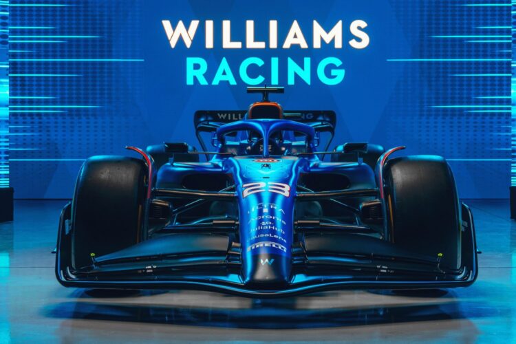 F1: Williams Racing Unveils New Livery And New Team Partners For 2023