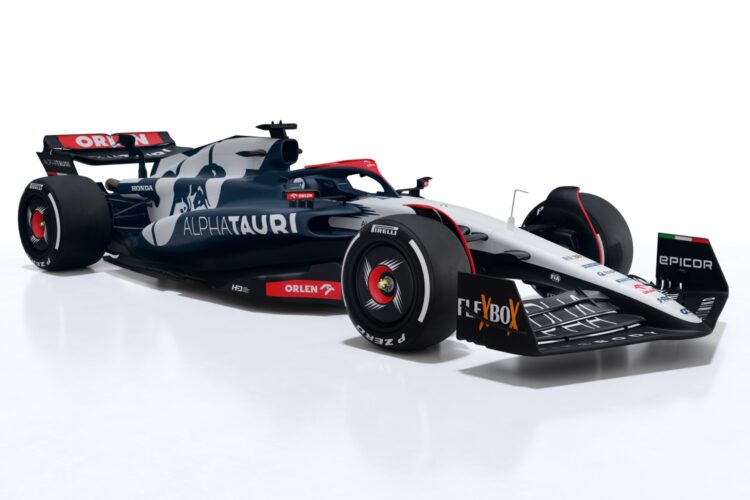 F1: First images of Alpha Tauri 2023 car revealed