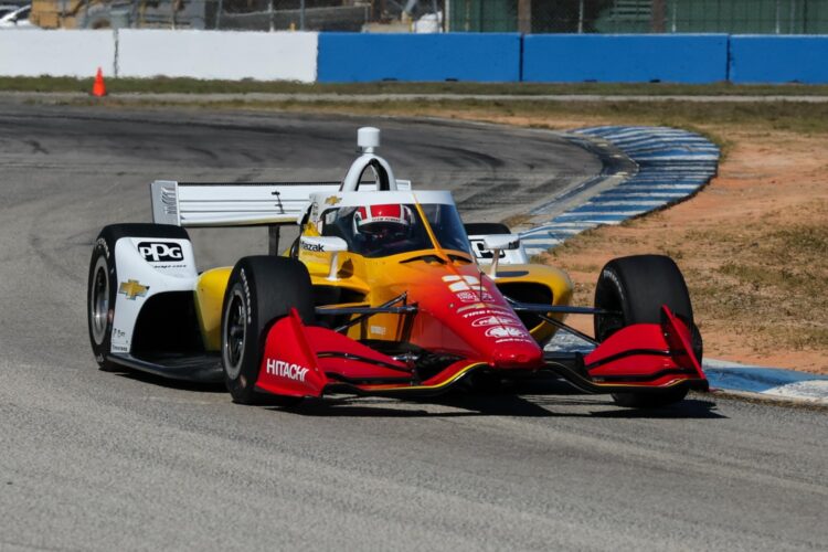 IndyCar: Scenes from testing at Sebring