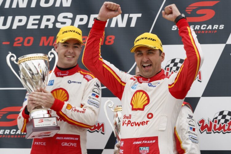 Coulthard returns to top of the podium with victory in Winton