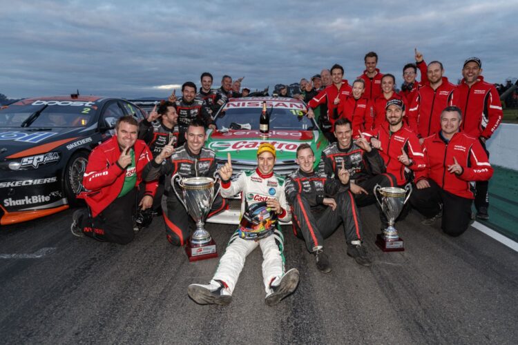 Rick Kelly claims emotional race win for Nissan in Winton