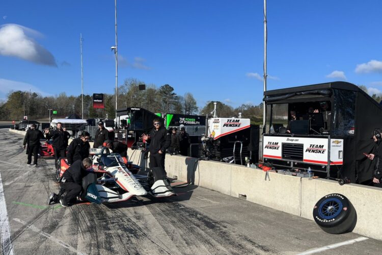 IndyCar: Team Penske runs 1-2 in Barber testing Monday  (Update)