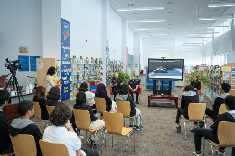 F1: MoneyGram Haas F1 Team Meets Jeddah STEM students