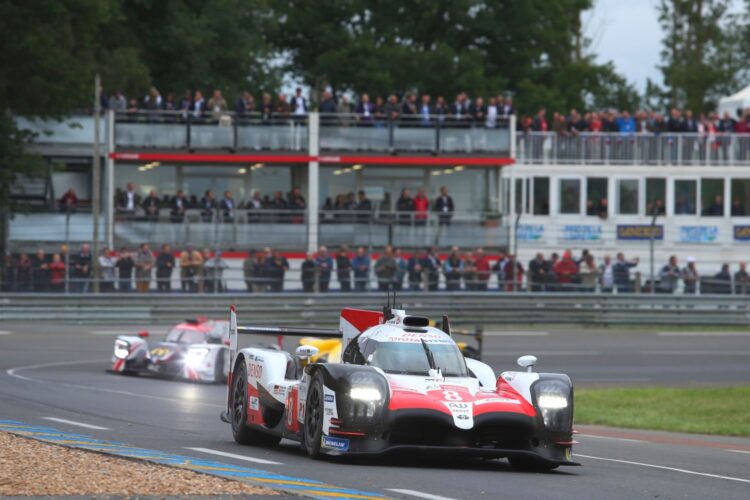 LeMans Hour 1: Toyotas in a waltz