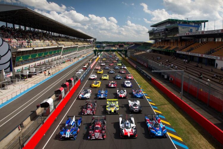 Cars and teams gather in LeMans