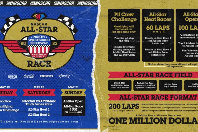 NASCAR: 2023 NASCAR All-Star Race Format announced