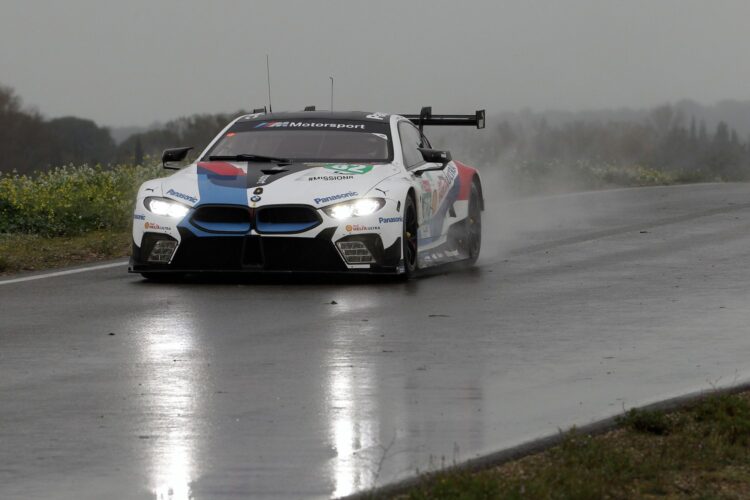 Successful first test for Alessandro Zanardi in the BMW M8 GTE