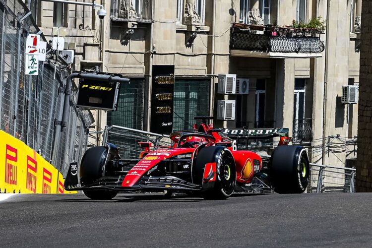 F1: Leclerc outduels Verstappen to win pole in Azerbaijan