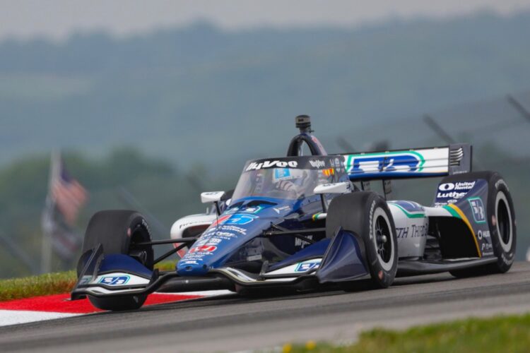 IndyCar: Rahal tops morning warm-up at Mid-Ohio