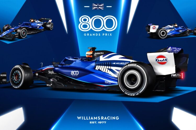 F1: Williams Racing unveils special British GP livery