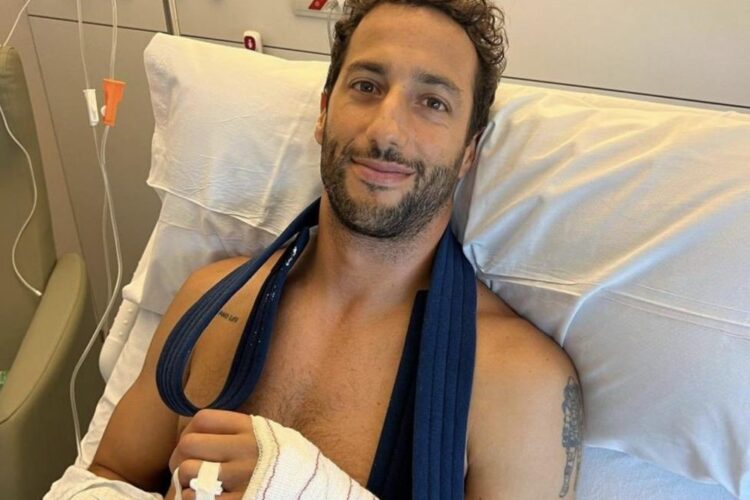 F1: Bad news for injured Ricciardo after surgery