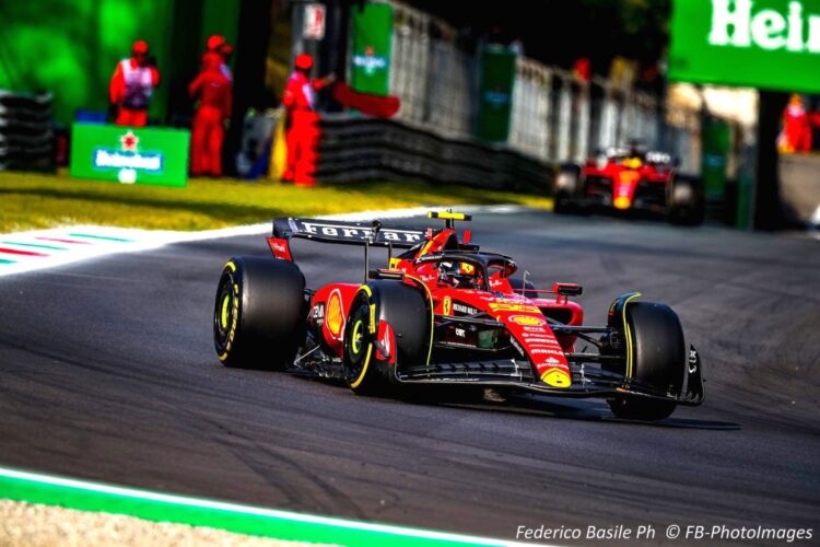 F1: Sainz and Verstappen break Monza record in FP3