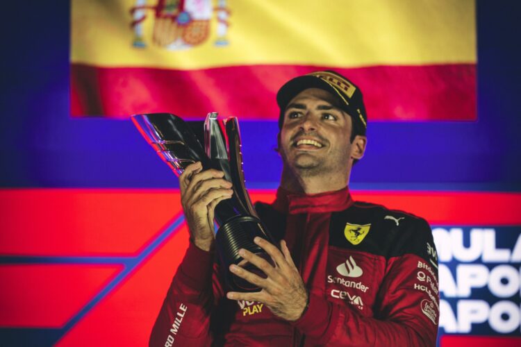 F1: Sainz Jr. stakes claim to #1 Ferrari driver  (Update)