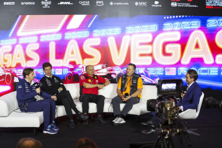 F1: Things get testy in Las Vegas GP Thursday Press Conference