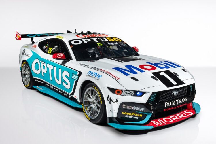 Supercars: WAU unveils Mostert’s Mobil 1 Optus Racing livery