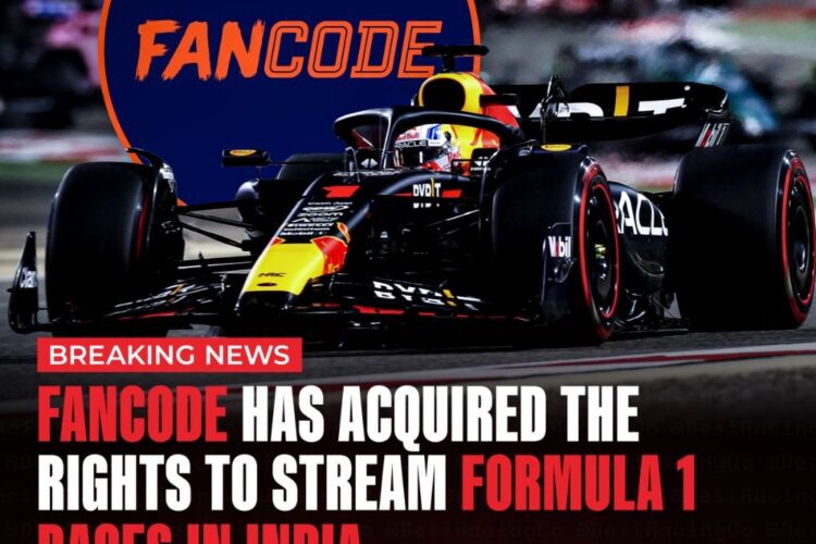 F1 News: FanCode secures multi-year broadcast rights in India