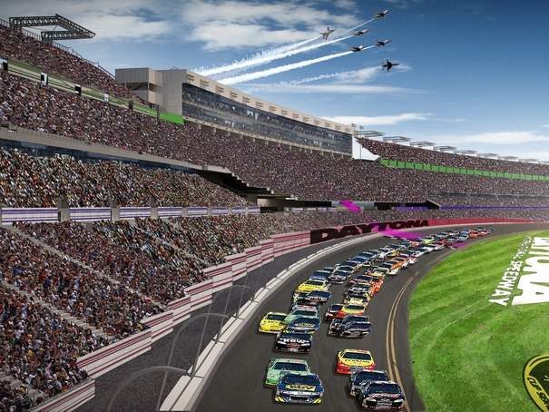 Daytona to add new grandstand