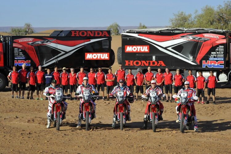 Honda’s enters 2014 Dakar Rally