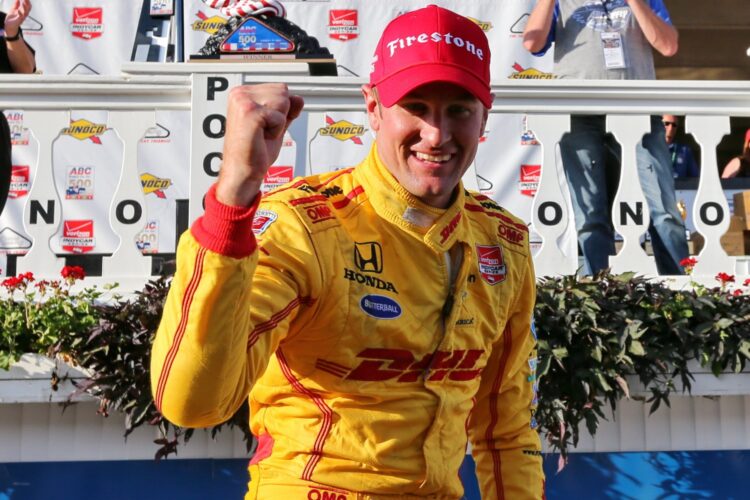 Ryan Hunter-Reay wins Pocono 500; Wilson injured