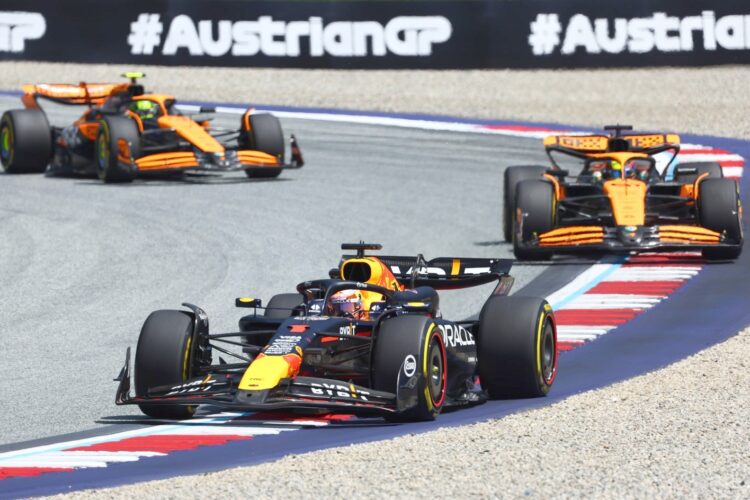 F1 News: Verstappen out duels McLarens to win Austrian Sprint
